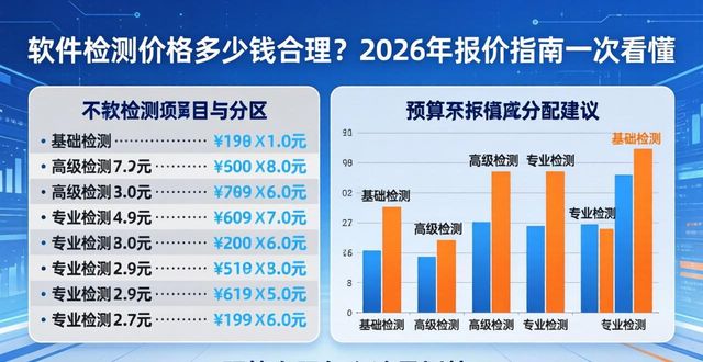 影响软件检测费用的因素_软件检测价格计算方式_软件检测价格